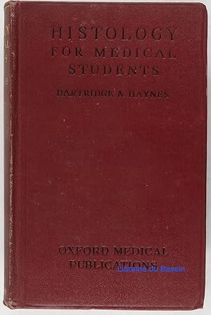 Image du vendeur pour Histology for medical students mis en vente par Librairie du Bassin