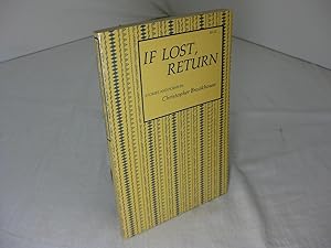 Imagen del vendedor de IF LOST, RETURN a la venta por Frey Fine Books