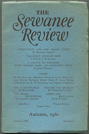 Immagine del venditore per The Sewanee Review - Volume LXIX, Number 4, October-December, 1961 venduto da Between the Covers-Rare Books, Inc. ABAA