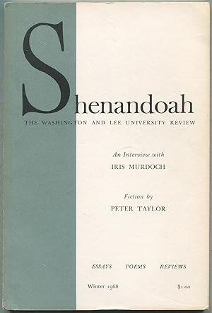 Bild des Verkufers fr Shenandoah: The Washington and Lee University Review - Volume XIX, Winter, 1968, No. 2 zum Verkauf von Between the Covers-Rare Books, Inc. ABAA