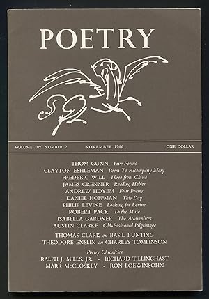 Imagen del vendedor de Poetry: Volume CIX, Number 2, November 1966 a la venta por Between the Covers-Rare Books, Inc. ABAA