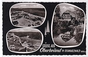 Bild des Verkufers fr AK Gre aus Oberbrnd im Schwarzwald Mehrbildkarte 1960 ungelaufen zum Verkauf von GAENSAN Versandantiquariat