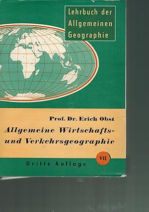 Seller image for Allgemeine Wirtschafts- und Verkehrsgeographie for sale by Clivia Mueller