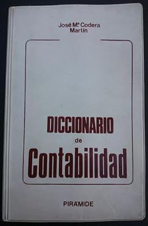 Imagen del vendedor de Diccionario de contabilidad a la venta por Librera Reencuentro