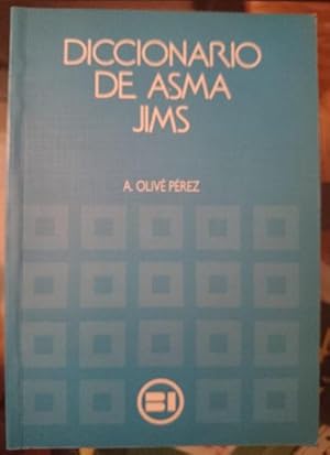 Seller image for Diccionario de asma Jims for sale by Librera Reencuentro