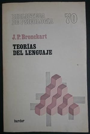 Imagen del vendedor de Teoras del lenguaje. Introduccin crtica. Versin castellana de Juan Llopis a la venta por Librera Reencuentro