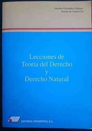 Immagine del venditore per Lecciones de Teora del Derecho y Derecho Natural. Tercera edicin venduto da Librera Reencuentro