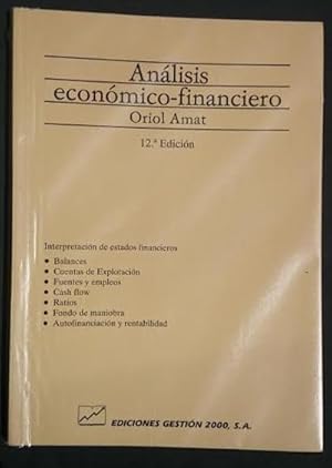 Imagen del vendedor de Anlisis econmico financiero. 12. edicin a la venta por Librera Reencuentro