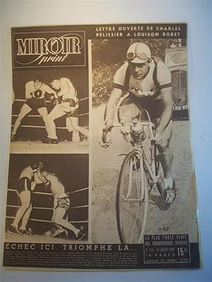 Bild des Verkufers fr Miroir sprint 1948. Nr. 112. 12. Juillet 1948. 9. Etappe: Toulouse - Montpellier und 10. Etappe: Montpellier - Marseille. Tour de France zum Verkauf von Adalbert Gregor Schmidt