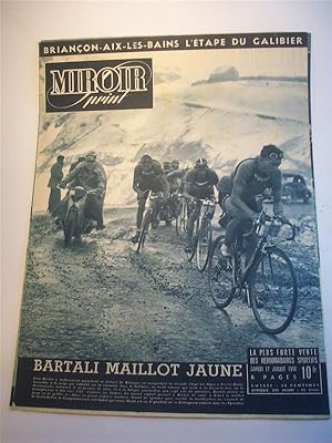 Bild des Verkufers fr Miroir sprint 1948. 17. Juillet 1948. Bartali Maillot Jaune. 14. Etappe: Brianon - Aix-les-Bains. L etape du Galibier. Tour de France zum Verkauf von Adalbert Gregor Schmidt