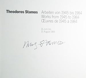 Theodoros Stamos. Arbeiten von 1945 bis 1984. - Works from 1945 to 1984. - Oevres de 1945 à 1984....