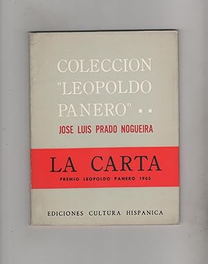 Imagen del vendedor de La carta. a la venta por Librera El Crabo