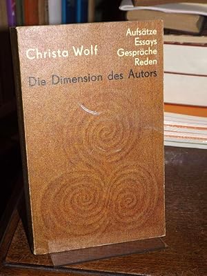 Bild des Verkufers fr Die Dimension des Autors. Essays und Aufstze, Reden und Gesprche 1959-1985, Band I. zum Verkauf von Altstadt-Antiquariat Nowicki-Hecht UG