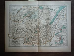 Seller image for The Century Atlas Map of Quebec (1897) for sale by Imperial Books and Collectibles