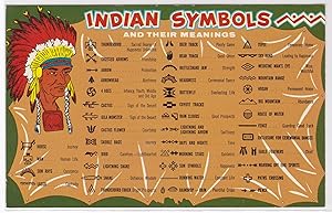 AK USA Indianer Symbole American Indian Symbols and their meanings ungelaufen