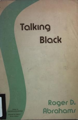 Imagen del vendedor de Talking Black. a la venta por books4less (Versandantiquariat Petra Gros GmbH & Co. KG)