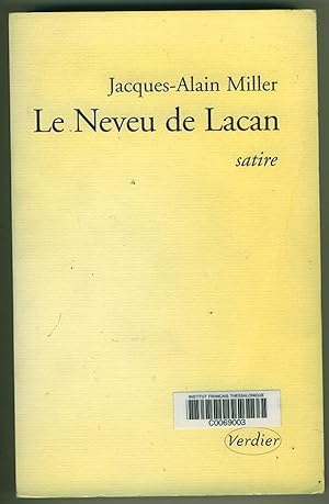 Image du vendeur pour Le Neveu De Lacan : satire mis en vente par BOOKSTALLblog