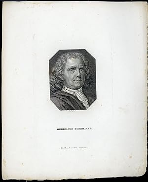 Bild des Verkufers fr Hermann Boerhaave. Engraved portrait by I. Staub zum Verkauf von Jeremy Norman's historyofscience