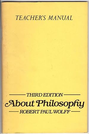 Seller image for About Philosophy: Teacher's Manual for sale by Recycled Books & Music