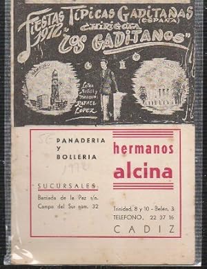 CARNAVAL DE CADIZ 1972. CHIRIGOTA LOS GADITANOS
