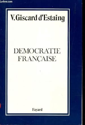 Bild des Verkufers fr DEMOCRATIE FRANCAISE. zum Verkauf von Le-Livre