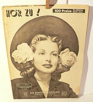 Hör Zu! Norddeutsche Ausgabe. Nr. 15/1949 [Einzelheft].