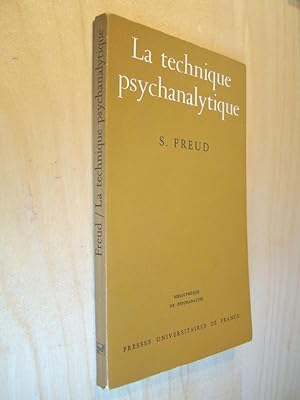 La Technique psychanalytique