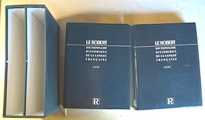 Dictionnaire historique de la langue française Le Robert