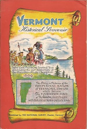 Imagen del vendedor de Vermont Historical Souvenir a la venta por Hedgehog's Whimsey BOOKS etc.