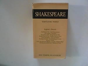 Imagen del vendedor de Shakespeare's Works English and German. Shakespeares Werke Band 11-12 Shakespeare Smtliche Werke Englisch-Deutsch Die Tempelklassiker ; .; Tempel-Studienausgabe a la venta por ANTIQUARIAT FRDEBUCH Inh.Michael Simon