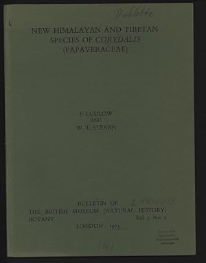 Seller image for New Himalayan and Tibetan Species of Corydalis (Papaveraceae). Bulletin of the British Museum (Natural History). Botany series Vol 5, No 3, 1975. for sale by Antiquariat Bookfarm