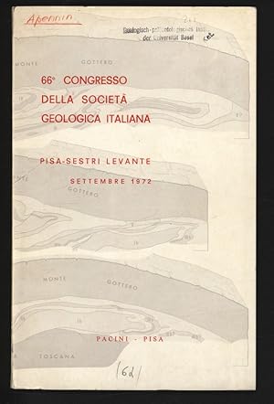 Bild des Verkufers fr 66 Congresso della Societa Geologica Italiana, Pisa-Sestri Levante, sett. 1972. zum Verkauf von Antiquariat Bookfarm