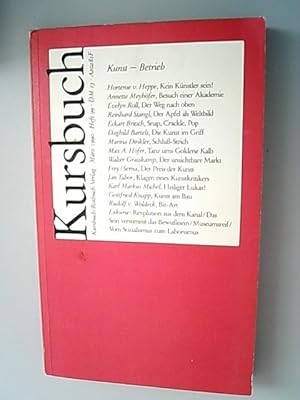 Imagen del vendedor de Kursbuch. 99 Kunst-Betrieb. Mrz 1990. a la venta por Antiquariat Bookfarm