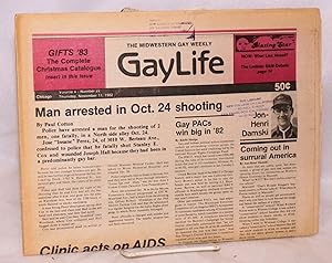 Imagen del vendedor de Chicago GayLife: the international gay newsleader; vol. 8, #22, Thursday, November 11, 1982 a la venta por Bolerium Books Inc.