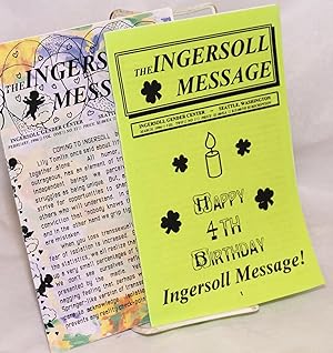 The Ingersoll Message [two issues] vol. 1, #12 & vol. 2, #1, February & March 1996