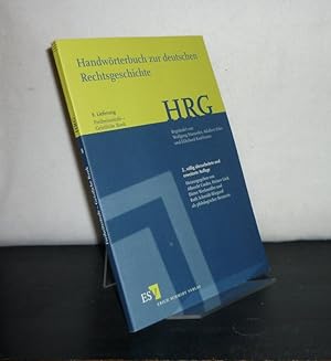 Bild des Verkufers fr Handwrterbuch zur deutschen Rechtsgeschichte (HRG) - 8. Lieferung: Freiheitsstrafe - Geistliche Bank. [Herausgegeben von Albrecht Cordes, Heiner Lck, Dieter Werkmller u.a.]. zum Verkauf von Antiquariat Kretzer