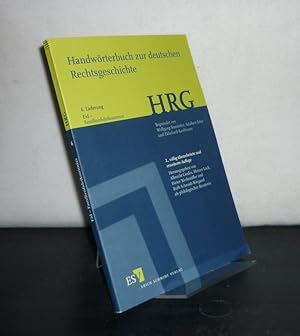 Bild des Verkufers fr Handwrterbuch zur deutschen Rechtsgeschichte (HRG) - 6. Lieferung: Eid - Familienfideikommiss. [Herausgegeben von Albrecht Cordes, Heiner Lck, Dieter Werkmller u.a.]. zum Verkauf von Antiquariat Kretzer