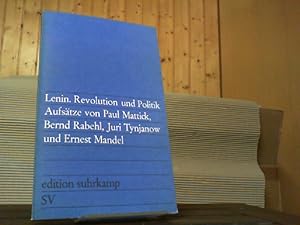 Bild des Verkufers fr Lenin : Revolution u. Politik / Mit Beitr. von Paul Mattick [u.a.] / edition suhrkamp ; 383 zum Verkauf von BuchKaffee Vividus e.K.