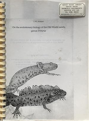 On the evolutionary biology of the Old World Newts, genus Triturus (and other papers on Newts)