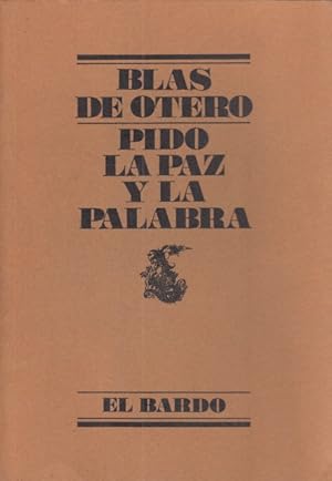 Imagen del vendedor de PIDO LA PAZ Y LA PALABRA a la venta por Librera Vobiscum