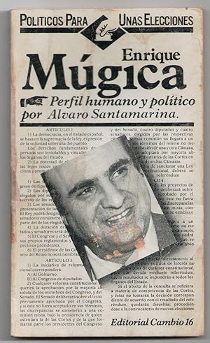 Bild des Verkufers fr ENRIQUE MGICA. PERFIL HUMANO Y POLITICO zum Verkauf von Librera Dilogo