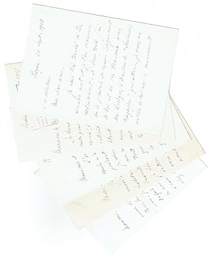 Bild des Verkufers fr 5 eigenh. Briefe mit U. zum Verkauf von Kotte Autographs GmbH