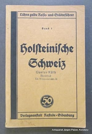 Seller image for Oldenburg, Lhr, ca. 1935. Kl.-8vo. Mit 1 Faltkarte u. zahlreichen fotografischen Abbildungen. 192 S. Or.-Umschlag. (Lhrs gelbe Reise- u. Stdtefhrer, 1). - Einige Namensstempel. for sale by Jrgen Patzer