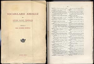 Imagen del vendedor de Vocabulario Andaluz. a la venta por Hesperia Libros