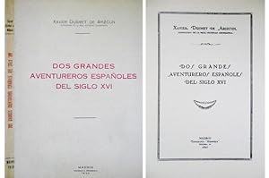 Imagen del vendedor de Dos grandes aventureros espaoles del Siglo XVI. Blas Ruiz y Diego Belloso (Diogo Veloso). a la venta por Hesperia Libros