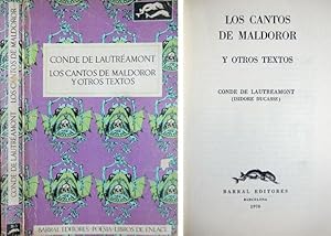 Imagen del vendedor de Los Cantos de Maldoror, y otros textos. Traduccin de Aldo Pellegrini. a la venta por Hesperia Libros