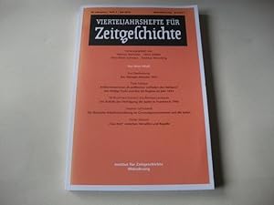 Seller image for Vierteljahreshefte fr Zeitgeschichte. for sale by Ottmar Mller