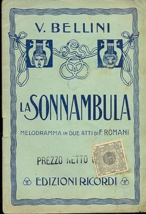 Bild des Verkufers fr La sonnambula zum Verkauf von Librodifaccia
