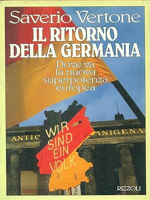 Imagen del vendedor de Il ritorno della Germania a la venta por Librodifaccia