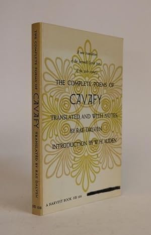 Bild des Verkufers fr The Complete Poems of Cavafy Translated By Rae Dalven. With an Introduction By W.H. Auden [A Harvest Book. HB 108] zum Verkauf von Minotavros Books,    ABAC    ILAB